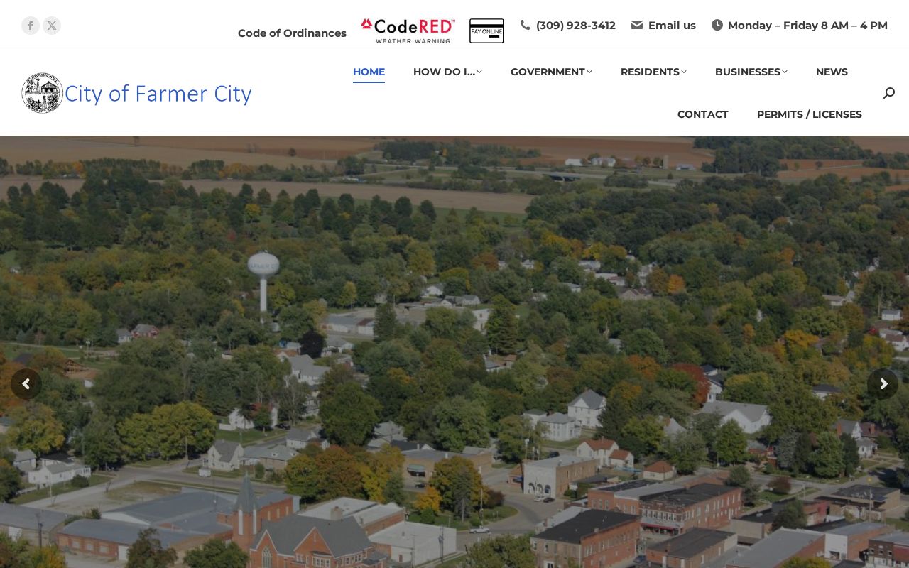 Official Farmer City government and City Hall page